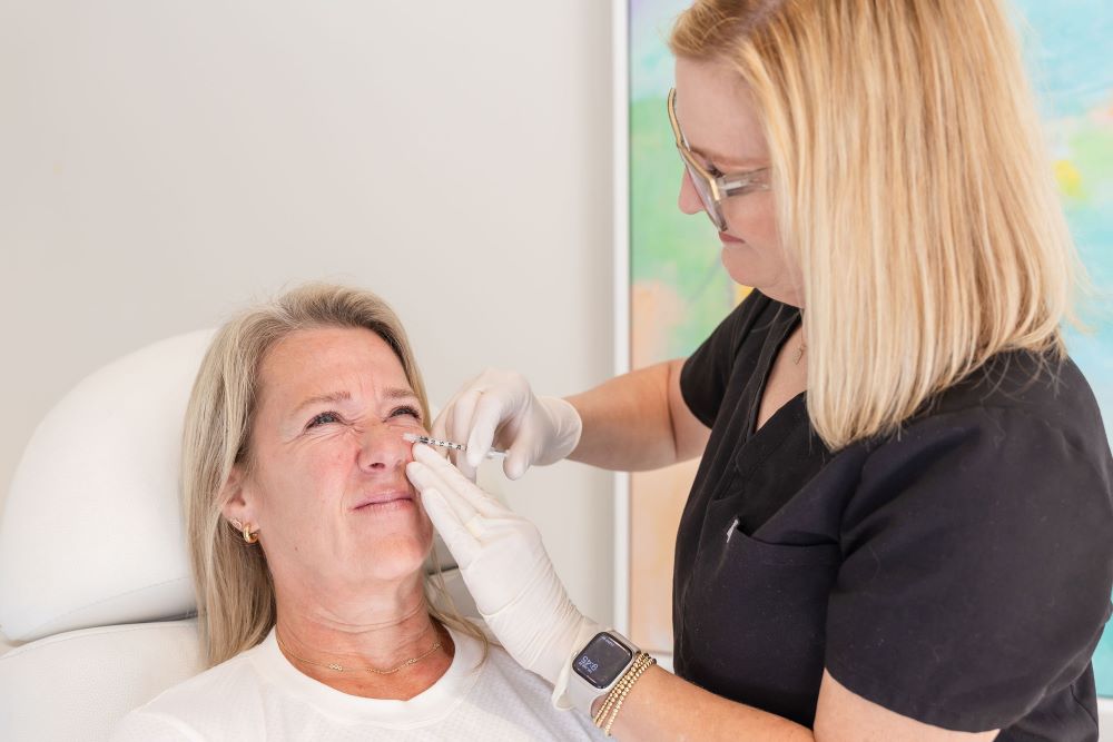 Dr. Haddock Administering a Neurotoxin Injectable